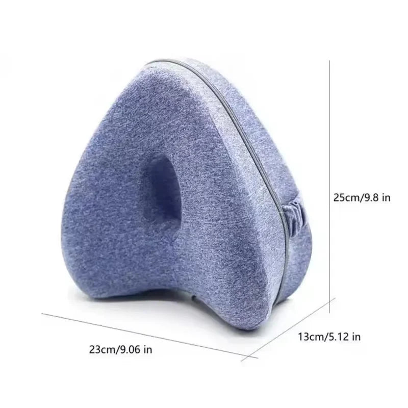 Orthopedic Hip Alignment Knee Pillow – Relieves Back, Hip & Sciatica Pain | Side Sleeper Cushion for Bed & Sofa