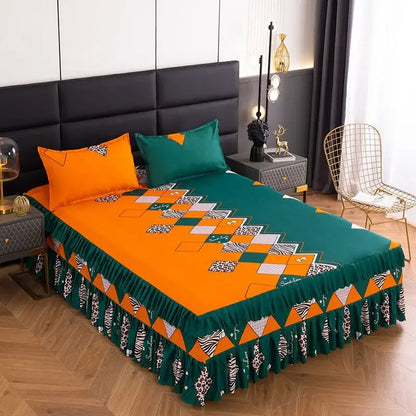 Fashion Modern Washed Flat Bed Sheet – Skin-Friendly Comfortable Bedding Mattress Cover for Students