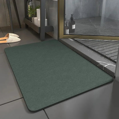 Diatom Bath Mat – Non-Slip Super Absorbent Quick-Dry Bathroom Rug | Nordic Minimalist Design 30x40cm