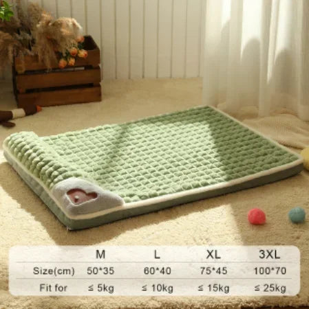 Orthopedic Memory Foam Dog Bed - Machine Washable for All-Size Dogs & Cats