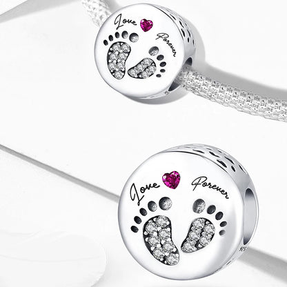 925 Sterling Silver Heart, Flower, Clover & Turtle Charm Bead – DIY Birthday Jewelry