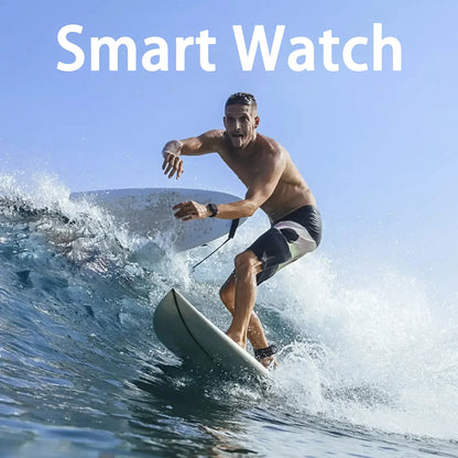 Smartwatch 1.73" – Bluetooth Call, Blood Oxygen & Blood Pressure Monitor for Men & Women