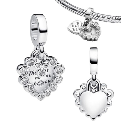 925 Sterling Silver Colorful Sun Moon Stars Dangle Charm – DIY Jewelry