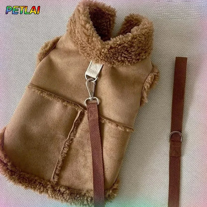 Dog Vest Jacket – Luxury Soft Cotton Winter Coat for Small & Medium Dogs | Autumn Winter | XS–XL