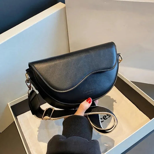 Leather Casual Ladies Shoulder Bag Women's Flap Crossbody Bag