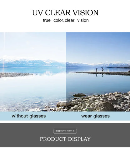 MERCELYN Luxury Glamour Sunglasses – UV400 Oversized Square Designer Style