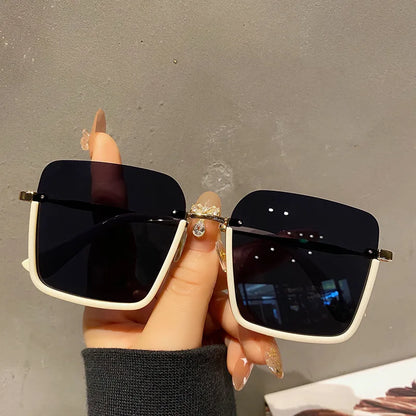 Futuristic Punk Sunglasses – UV400 Concave Shape Cool Style for Men & Women