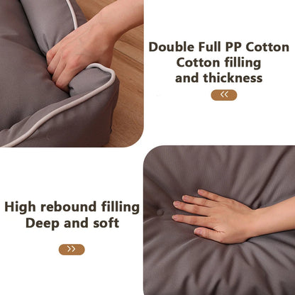 Waterproof Chew-Resistant Dog Bed - All-Season Orthopedic Mat with PP Cotton Fill - BeeTrendyShop.COM