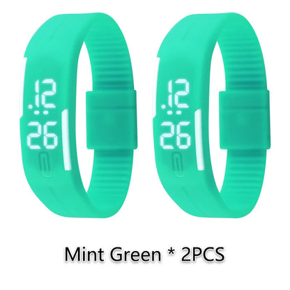 Sport Digital Children Watches Women Hot Silicone Strap LED Display Kids Watch Girls Boys Wristwatch Man Clock  Reloj de hombre - BeeTrendyShop.COM