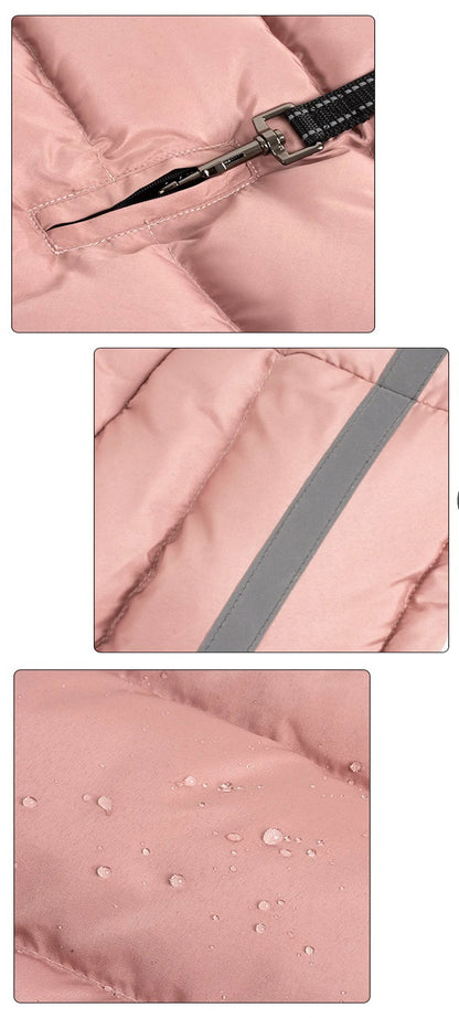 Waterproof & Warm Winter Jacket for Dogs & Cats - Insulated Down Vest - BeeTrendyShop.COM