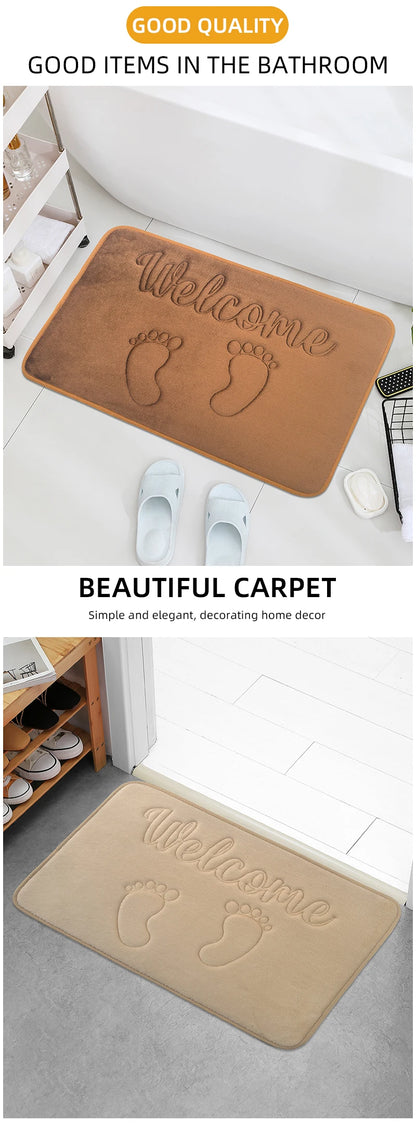 1pc Anti-Slip Cobblestone Floor Mat for Bathroom, and Absorbs Water and Reduces Slips and Falls - BeeTrendyShop.COM
