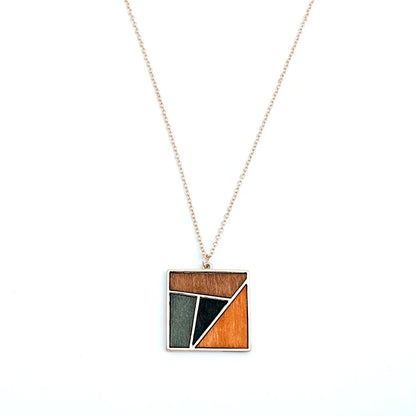 Circular & Square Multilayer Hip Hop Necklace – Long Chain Unisex Jewelry