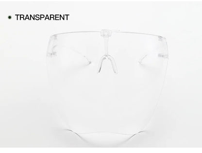 Full Face Shield Sunglasses Mask – UV400 Anti-Spray Cycling & Protective Goggles