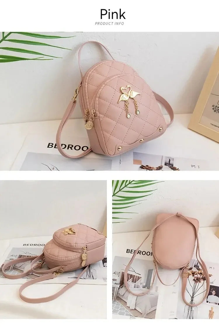 Fashionable Bag Women Backpack Mini Leisure Handbag - BeeTrendyShop.COM