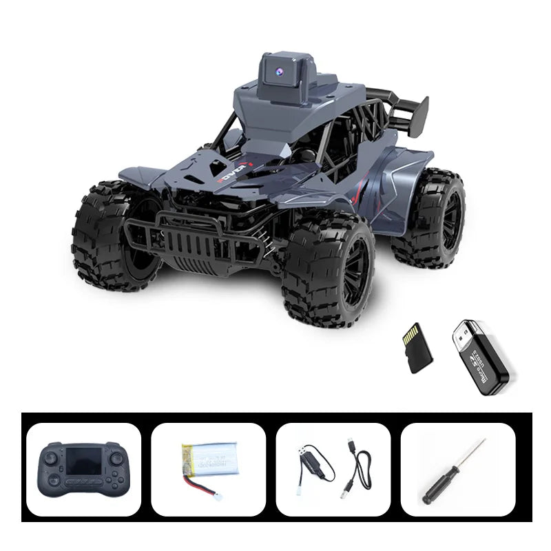 RC Car with FPV Camera | LCD Remote | 2.4G High Speed | Voice Chat | Kids & Adults