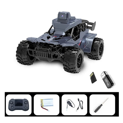 RC Car with FPV Camera | LCD Remote | 2.4G High Speed | Voice Chat | Kids & Adults