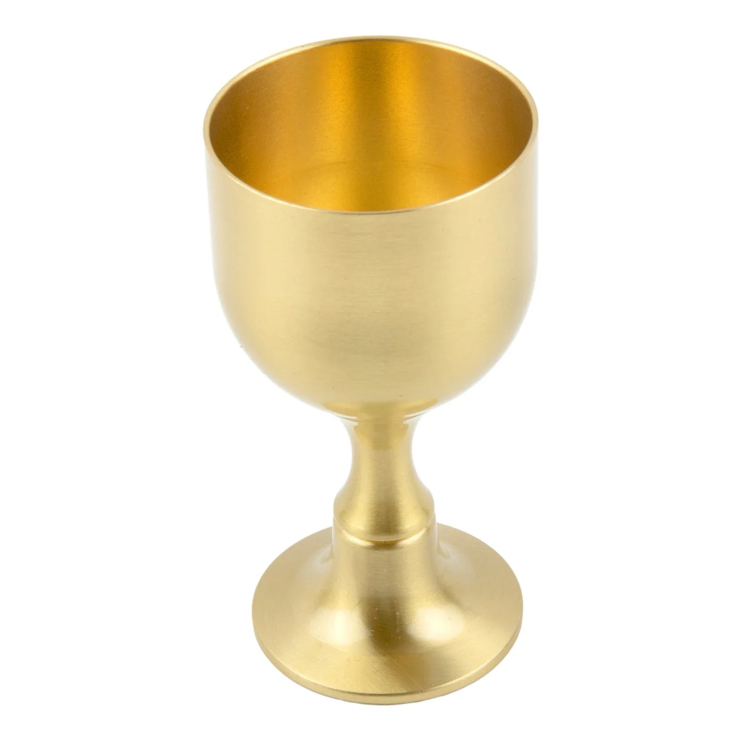 Gold Brass Wine Cup – Anti-Rust High Foot Stemware for Weddings & Parties