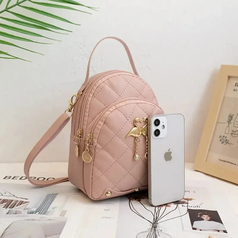 Fashionable Bag Women Backpack Mini Leisure Handbag - BeeTrendyShop.COM