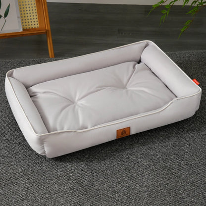 Waterproof Chew-Resistant Dog Bed - All-Season Orthopedic Mat with PP Cotton Fill - BeeTrendyShop.COM