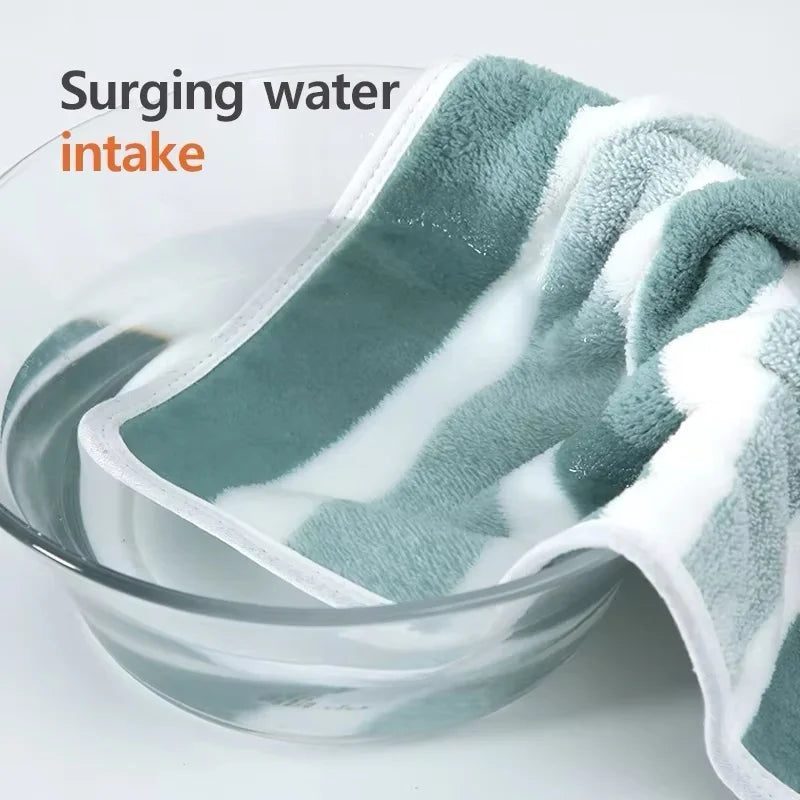 1 Pc Thickened Absorbent Bath Towel Soft Face Towel for Home - BeeTrendyShop.COM