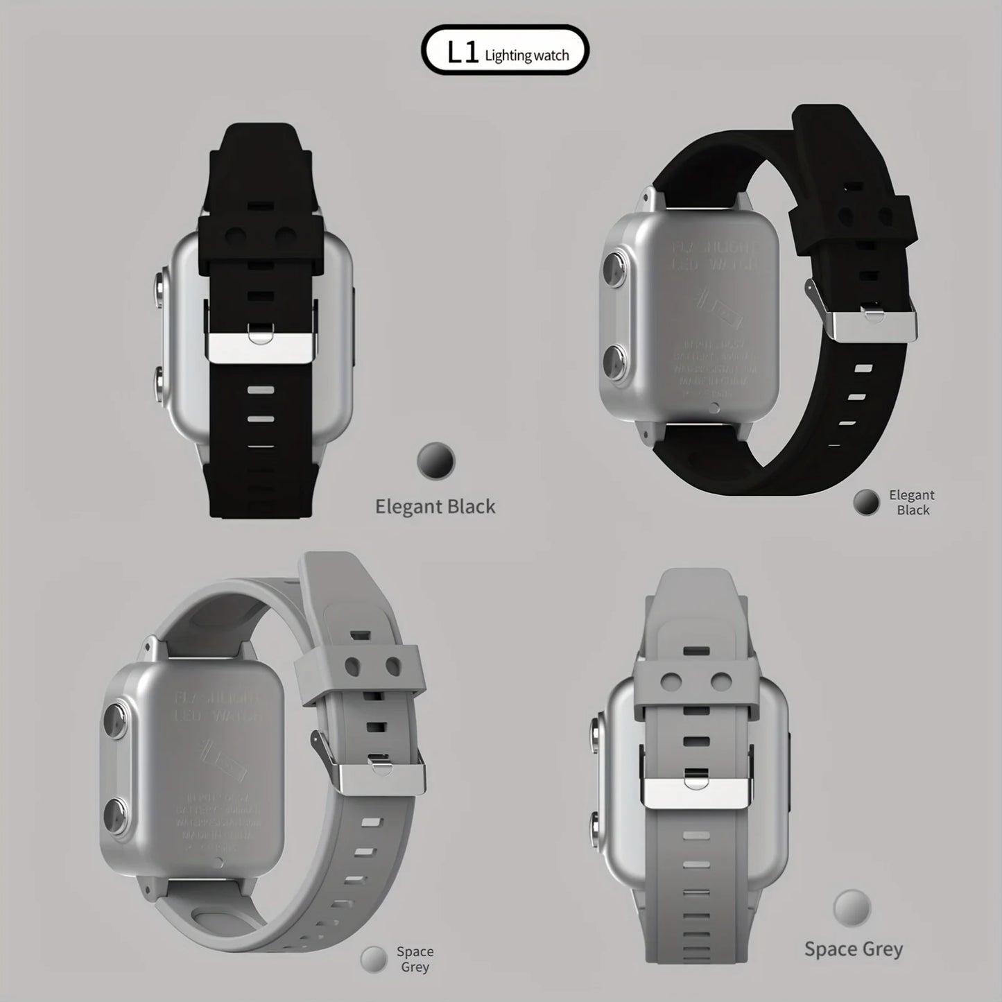 New lighting watch, digital display, high aesthetic value LED men's and women's couple watch, electronic watch - BeeTrendyShop.COM