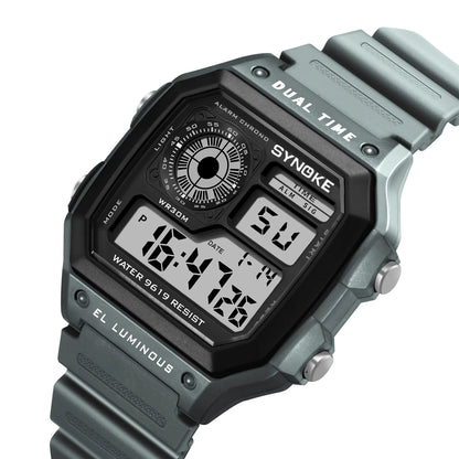 SYNOKE Multifunctional Digital Sport Watch Men Camouflage Waterproof Mens Wristwatches Fashion Retro Male Watches reloj hombre - BeeTrendyShop.COM