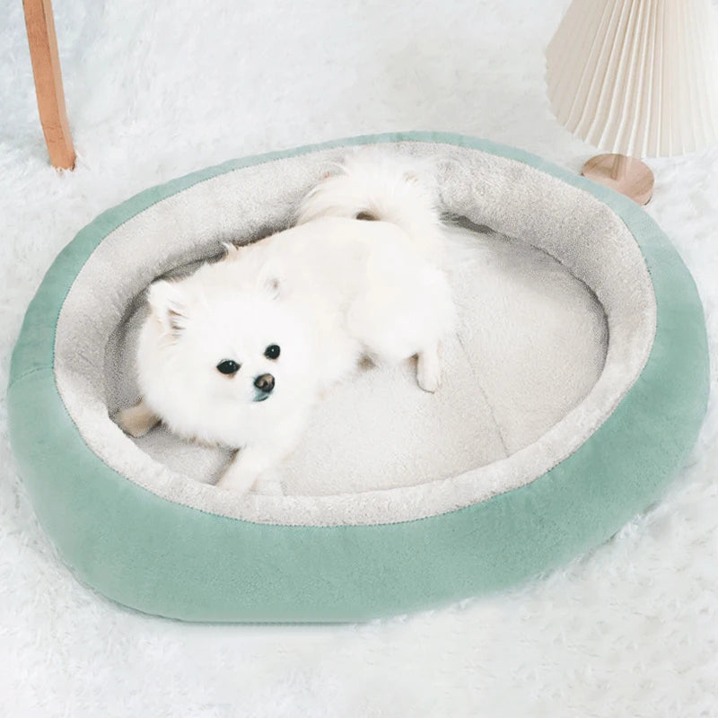 Truelove Plush Round Pet Bed - All-Season Mat for Indoor/Outdoor Cats & Dogs