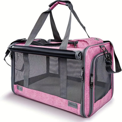 Soft-Sided Pet Carrier for Large & Medium Cats and Dogs