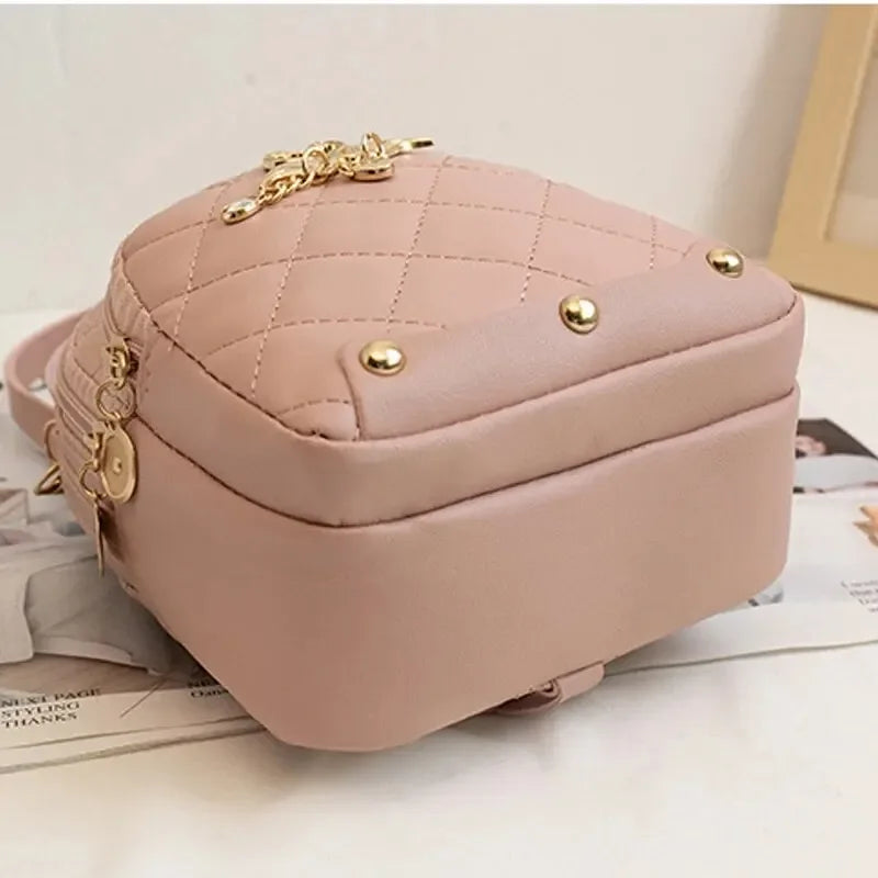 Fashionable Bag Women Backpack Mini Leisure Handbag - BeeTrendyShop.COM
