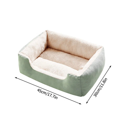 Plush Pet Bed – Soft Oval Mat for Indoor Cats & Dogs | All-Season Comfort
