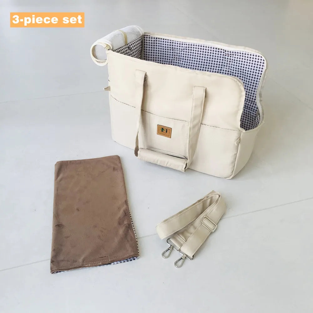 Pet Carrier for Cats Dog, Traveling Pets Shoulder bag,Polyethylene foam cotton Interlayer,Car Seat Pet Protection Travel Carrier