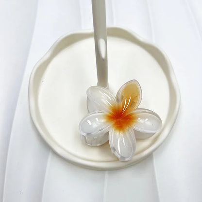 Large Flower Hair Claw Clip – Matte Sweet Barrette for Women & Girls