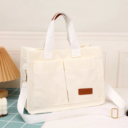 Ladies' handbag, large capacity new fashionable canvas shoulder bag, crossbody bag, commuting bag  zwq - BeeTrendyShop.COM