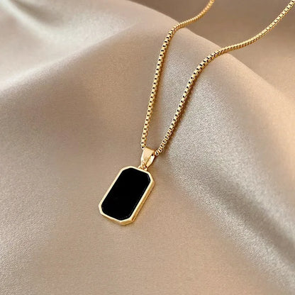 Cross Pendant Necklace – CZ Rhinestone Zinc Alloy Chain Necklace for Women