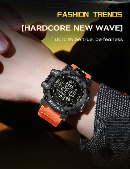 SANDA 6229 Digital Watches for Men Waterproof Luminous Outdoor Sports Watch Fashion Clock Simple Multifunction Male Wristwatch - BeeTrendyShop.COM