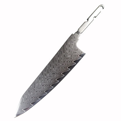 DIY VG10 Damascus Steel Knife Blank – Sharp Chef & Utility Knife Making Material