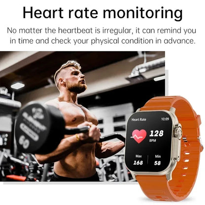 LAXASFIT T900 Ultra Smartwatch – Bluetooth Call, Heart Rate Monitor, Message Alert, Sport Watch