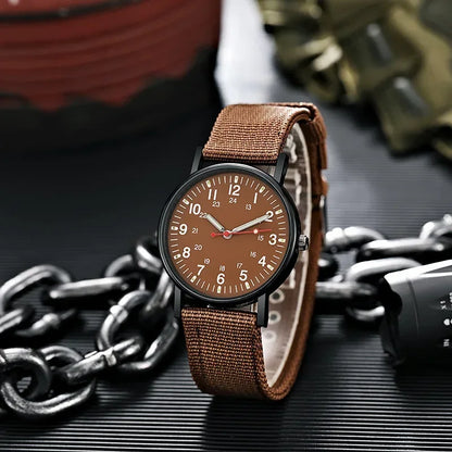 Luminous Men Sport Military Watch Shock Resistant Wristwatches Simple Nylon Band Male Army Wrist Watch Quartz Relogio Masculino - BeeTrendyShop.COM
