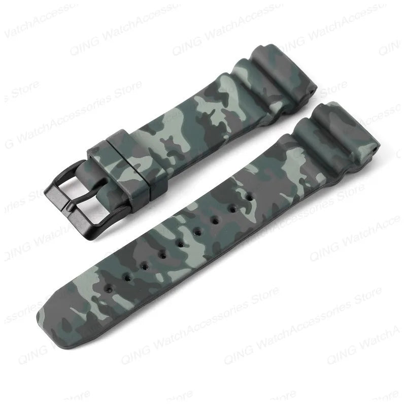 Men Women Bracelets Camouflage Silicone Watch Strap Rubber Watchband 22mm High Quality Sport Wristbands for Huawei Watch GT2/GT3