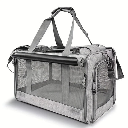Soft-Sided Pet Carrier for Large & Medium Cats and Dogs