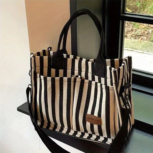 Cool Street Handbag, Large Capacity Women's Shoulder Bag, trendy