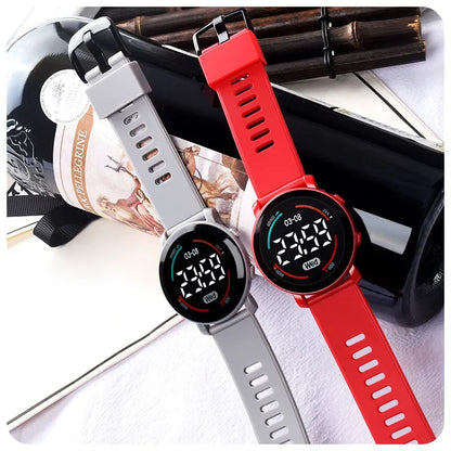 Children's Watches Fashion Digital Watches for Kids Waterproof Sport LED Electronic Wristwatch Simple Boys Girls Student Clock - BeeTrendyShop.COM