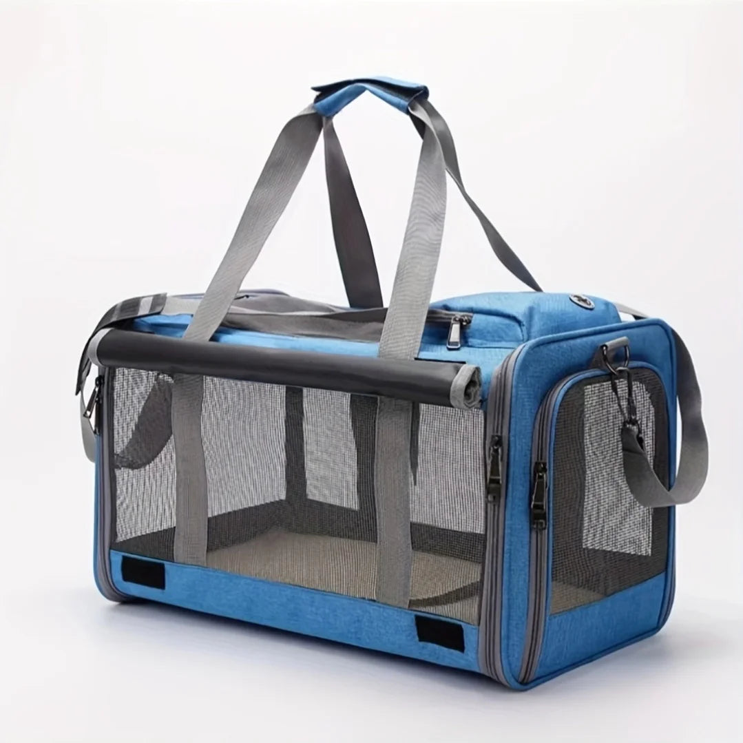 Soft-Sided Pet Carrier for Large & Medium Cats and Dogs