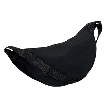 Women's bag - A round-shaped nylon bag with a cross-body strap, suitable for traveling, going to school or shopping. - BeeTrendyShop.COM