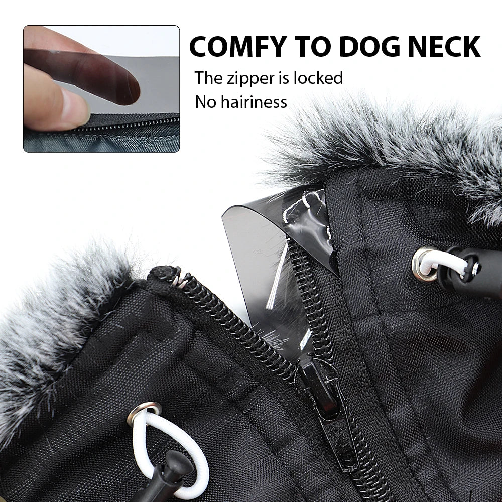 All-Weather Harness Dog Coat - Waterproof Winter Vest for Large Breeds - BeeTrendyShop.COM