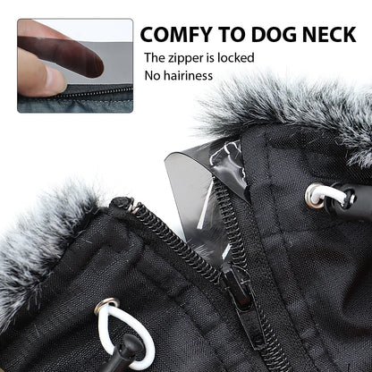All-Weather Harness Dog Coat - Waterproof Winter Vest for Large Breeds - BeeTrendyShop.COM
