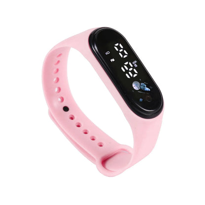 Kawaii Smart Watch For Kids Fashion Outdoor Waterproof Sports Kids' Watches Boy Girls Digital Watches Silicone montre enfant - BeeTrendyShop.COM