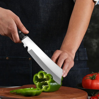 Handmade Forged Butcher Boning Knife – Stainless Steel Meat Cleaver with Plastic Handle