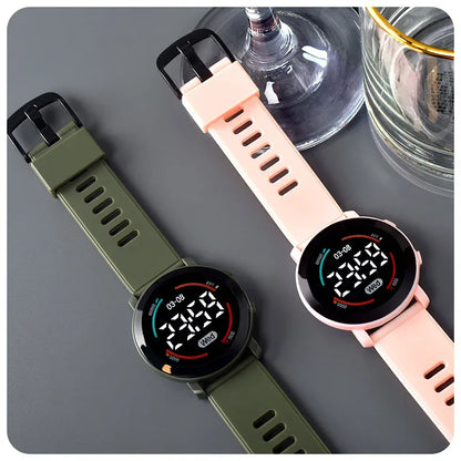 Children's Watches Fashion Digital Watches for Kids Waterproof Sport LED Electronic Wristwatch Simple Boys Girls Student Clock - BeeTrendyShop.COM