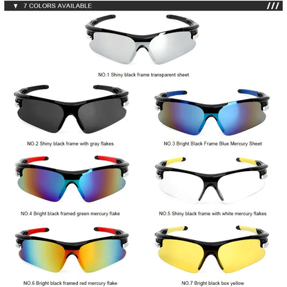 RIDERACE Cycling Sunglasses – UV400 Road & MTB Bike Protection Goggles Unisex